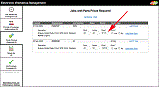 Automatic calculation of fitted job prices