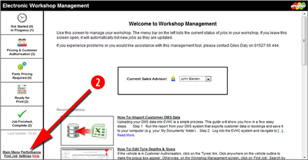 Electronic Workshop Management