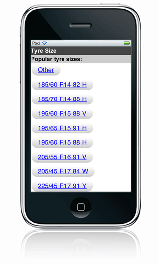 New input method for trye sizes