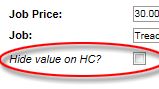 How To: Hide Prices on Health Check Reports